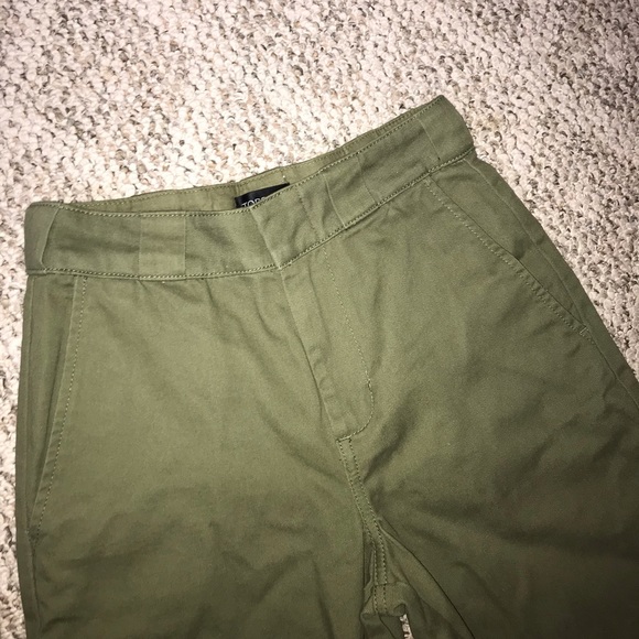 NWT Topshop Green Pants - Picture 4 of 5